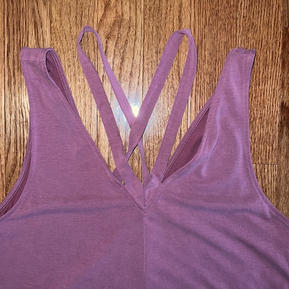 American Eagle Soft & Sexy Sueded Mauve Tank Top Women’s Size Medium - Picture 2 of 7